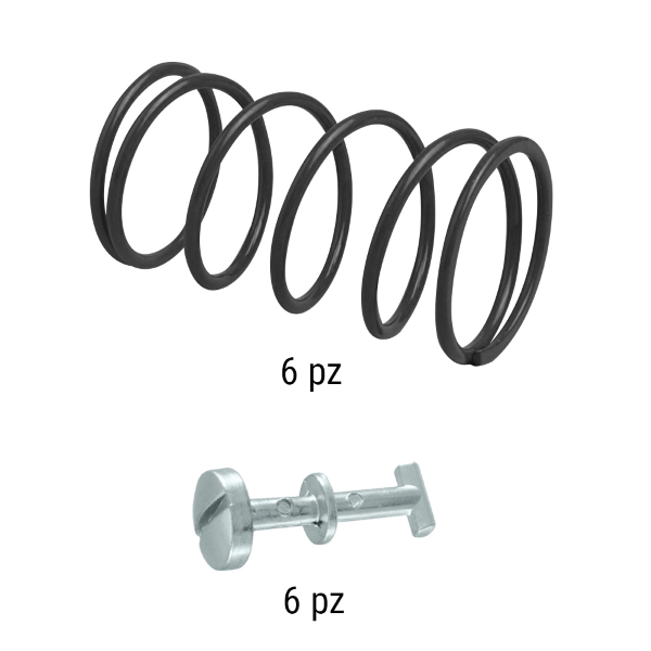 Kit attaches et ressorts RMS Classic Piaggio Si 50cc 121858590/121890120 