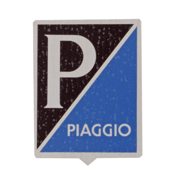 EmblÃ¨me rectangulaire RMS Classic pour bouclier avant Piaggio 080349 