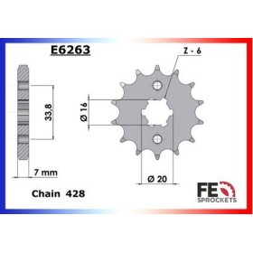 Kit chaîne Alu - Alp (4-stroke) - 125 - BETA 2009-2009