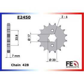Kit chaîne Acier - Superlight - 125 - KEEWAY 2012-2012 