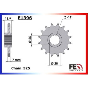 Kit chaîne Acier - F GS Trophy - 800 - BMW 2012-2012