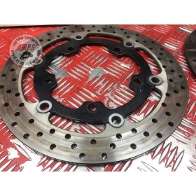 Paire de disque de frein avant Suzuki SV650 S ABS 2007 à 2010