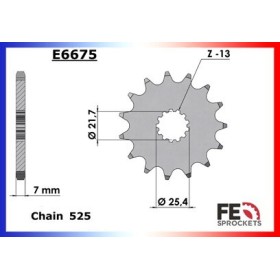 Kit chaîne Acier - ZX10R D Ninja - 1000 - KAWASAKI 2006-2006