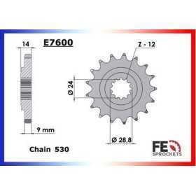 Kit chaîne Acier - ZRX - 1100 - KAWASAKI 1999-1999 