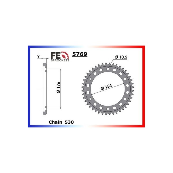 Kit chaîne Acier - VFR X Crossrunner Abs - 800 - HONDA  2011-2011  