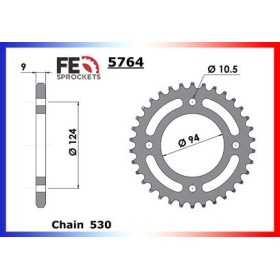 Kit chaîne Acier - CB F Four - 500 - HONDA 1972-1977