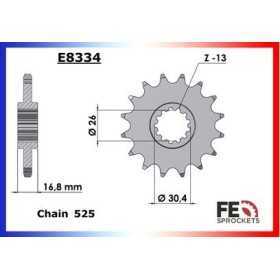 Kit chaîne Acier - CBR RRA Abs - 600 - HONDA 2015-2015 