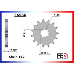 Kit chaîne Acier - RF R - 600 - SUZUKI 1994-1994