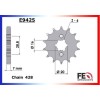 Kit chaîne Acier - X4, X3E - 125 - SUZUKI  1976-1982  