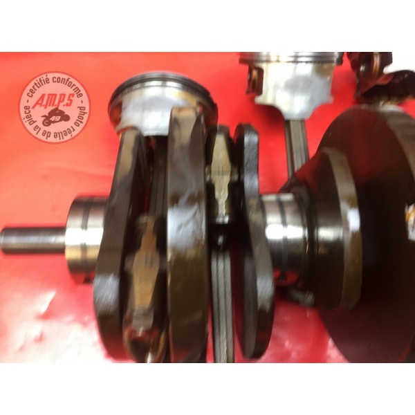 Vilebrequin avec bielles et piston 