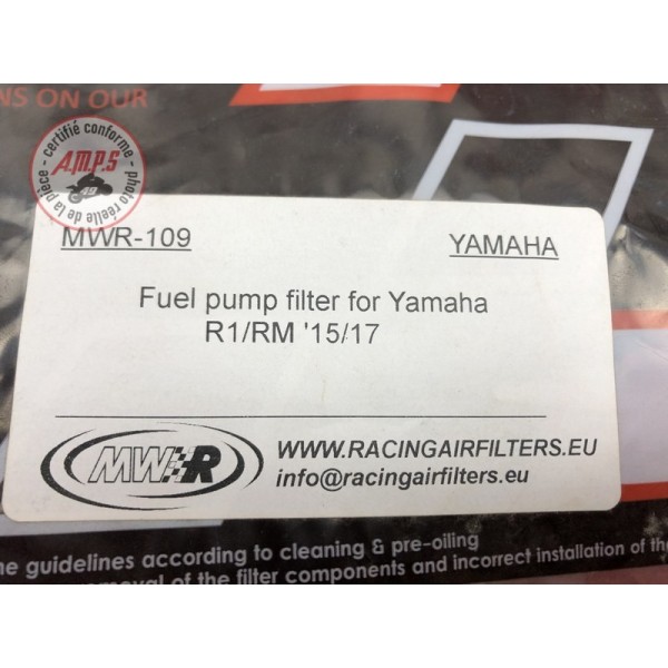 Filtre pompe à essence MWR-109 R1-RM 2015-2017 