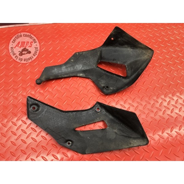 Paire de cache sur sabot carbone Ducati 1200 Multistrada 2013 à 2014