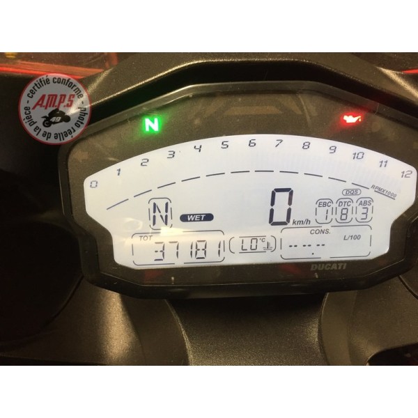 Compteur Tableau de bord Ducati 959 Panigale 2016 à 2019