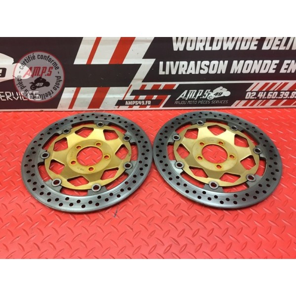 Paire de disque de frein avant Kawasaki Z1000 2003 à 2006