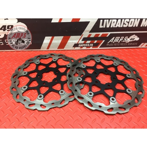 Paire de disque de frein avant wave 2 
