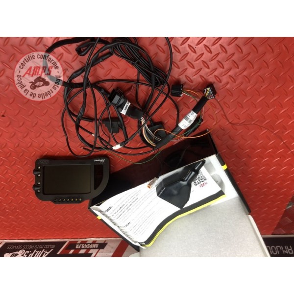 Tableau de bord et chronomètre Chrome Lite avec adaptateur plug & play I2M Panigale V2 2020-2022