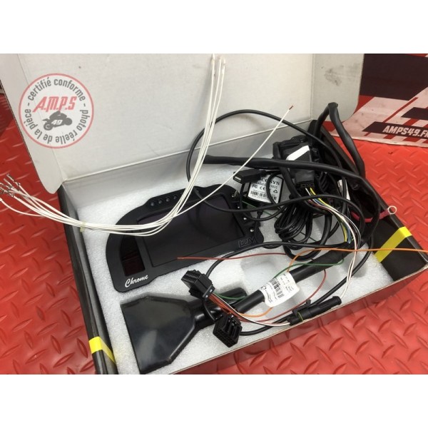 Tableau de bord et chronomètre Chrome Lite avec adaptateur plug & play I2M Panigale V2 2020-2022