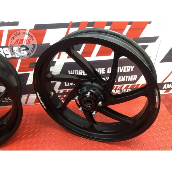 PAIRE DE JANTES ALUMINIUM MARCHESINI M7RS GENESI DUCATI PANIGALE 1199 DOPO 2012