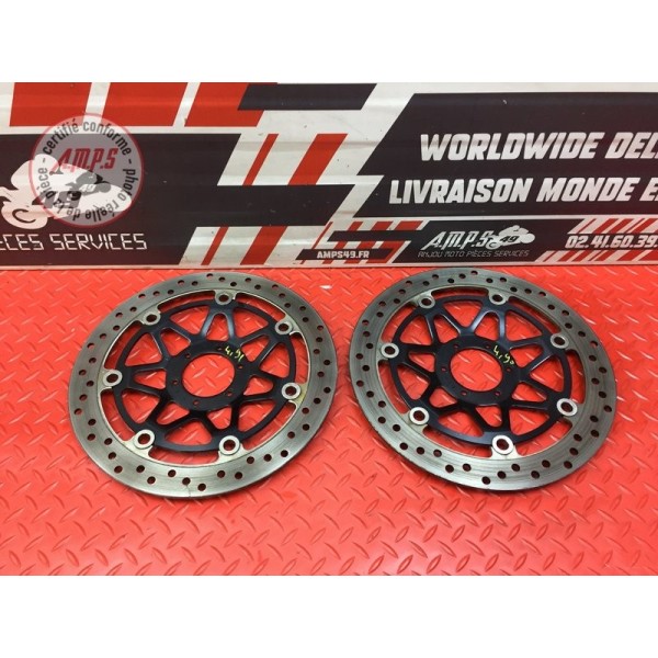 Paire de disque de frein avant Honda CBR 1100 XX 1999 à 2007