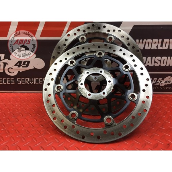 Paire de disque de frein avant Honda CBR 1100 XX 1999 à 2007