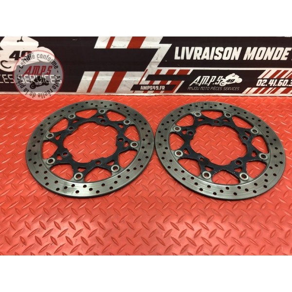 Paire de disque de frein avant Suzuki DL 1000 V-STROM 2017 à 2019 