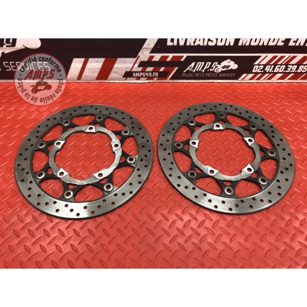 Paire de disque de frein avant Suzuki DL 1000 V-STROM 2017 à 2019 