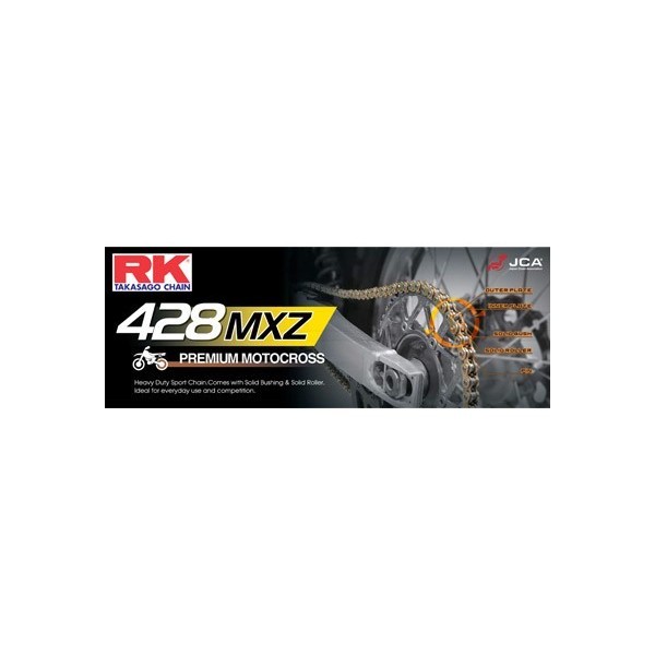 Kit chaîne Acier - ZXA TT Adventure - 125 - ZUNDAPP  2017-2018  