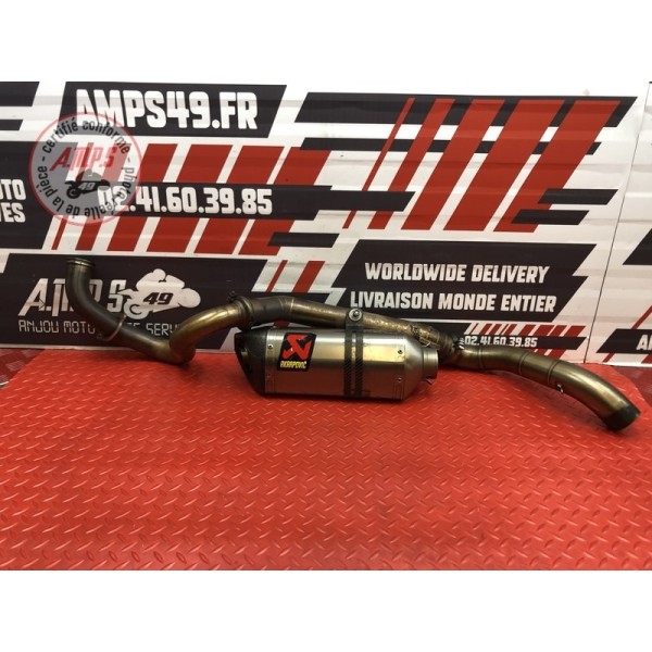 Ligne déchappement avec silencieux Akrapovic KTM 690 DUKE 4 2012 à 2015