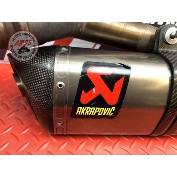 Ligne déchappement avec silencieux Akrapovic KTM 690 DUKE 4 2012 à 2015