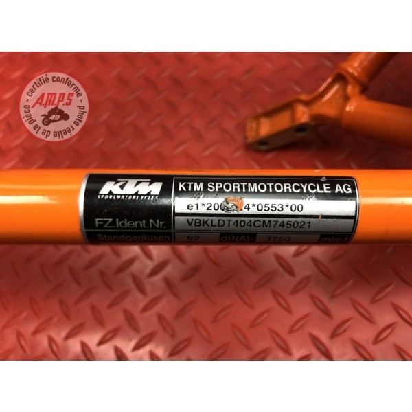 Cadre avec carte grise KTM 690 DUKE 4 2012 à 2015