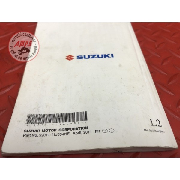 Manuel d utilisateur Suzuki DL 650 V-STROM 2012 à 2016