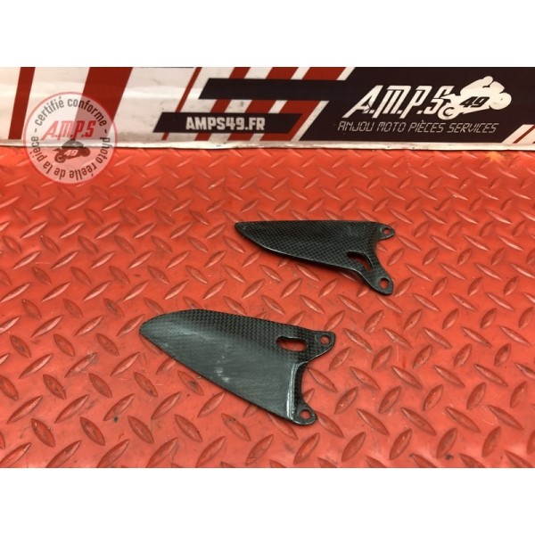 Paire de pare talon carbone Ducati 848 SBK 2008 à 2013