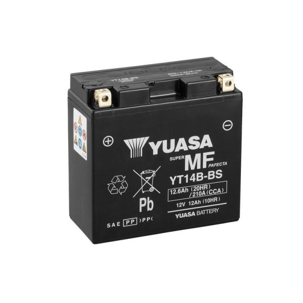 Batterie AGM Activated Pré-remplie YUASA YT14B (14B4)