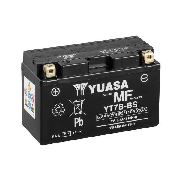 Batterie AGM Activated Pré-remplie YUASA YT7B