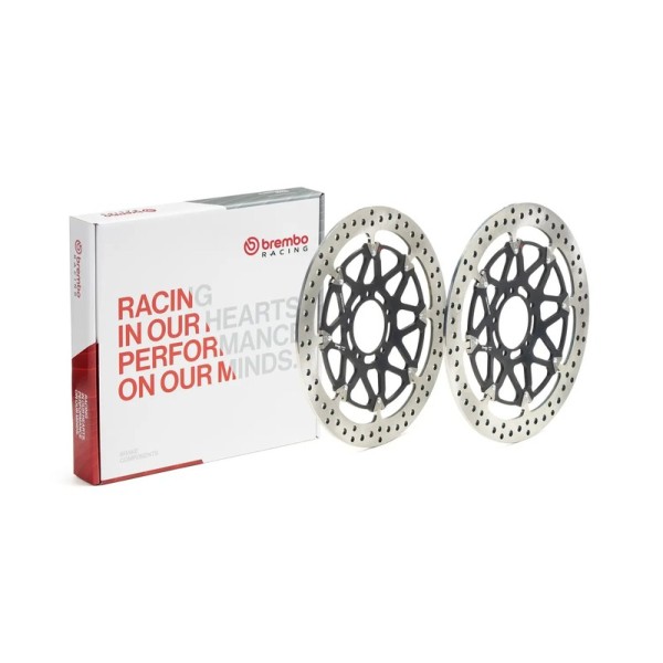 PAIRE DE DISQUES BREMBO T-DRIVE 330MM DUCATI V4R/1098/1198/1199 PANIG