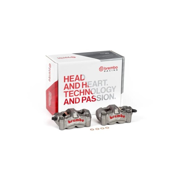 PACK 2 ETRIERS M50 BRUT RADIAUX MONOBLOC MOULE ENTRAXE 100