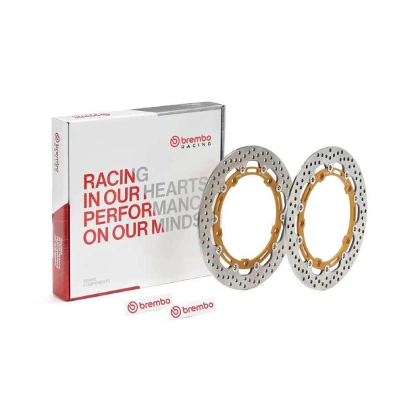 PAIRE DE DISQUES BREMBO SUPERSPORT 320MM BMW S1000RR 10-