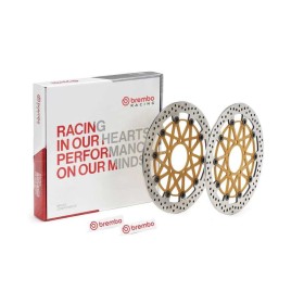 PAIRE DE DISQUES BREMBO SUPERSPORT 330MM POUR KAWASAKI ZX10R 2016-