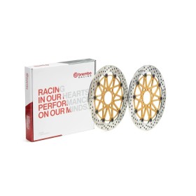 PAIRE DE DISQUES BREMBO SUPERSPORT 320MM APRILIA RSV1000 99-00