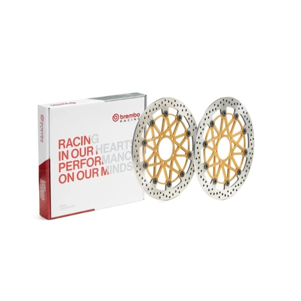 PAIRE DE DISQUES BREMBO SUPERSPORT 330MM DUCATI MONSTER 1200 '14