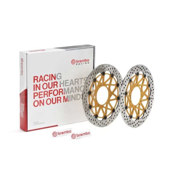 PAIRE DE DISQUES BREMBO SUPERSPORT 320MM HONDA CBR1000RR ABS 2009