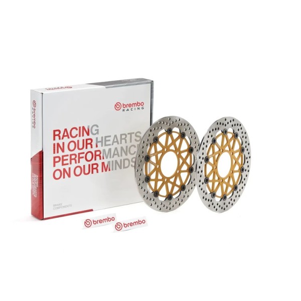 PAIRE DE DISQUES BREMBO SUPERSPORT 300MM ZX-6R 03-04/ZX-6R 05-06
