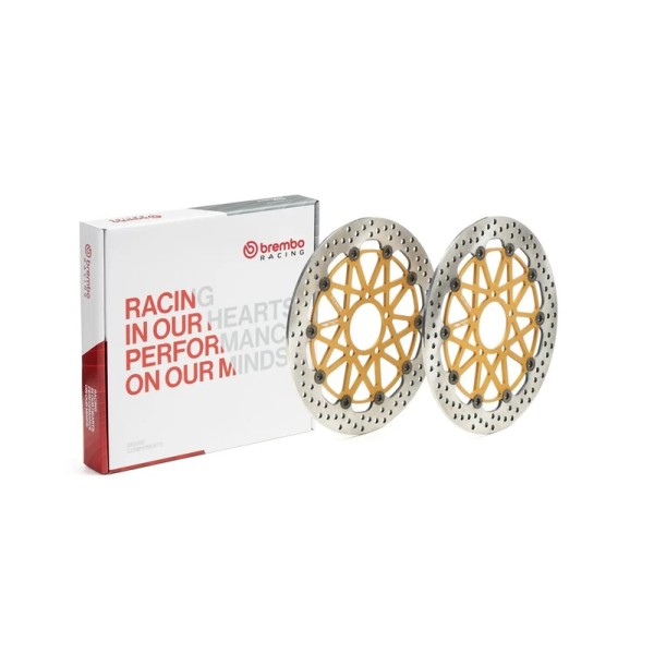 PAIRE DE DISQUES BREMBO SUPERSPORT 320MM GSXR600 97-03/GSXR750 96-03