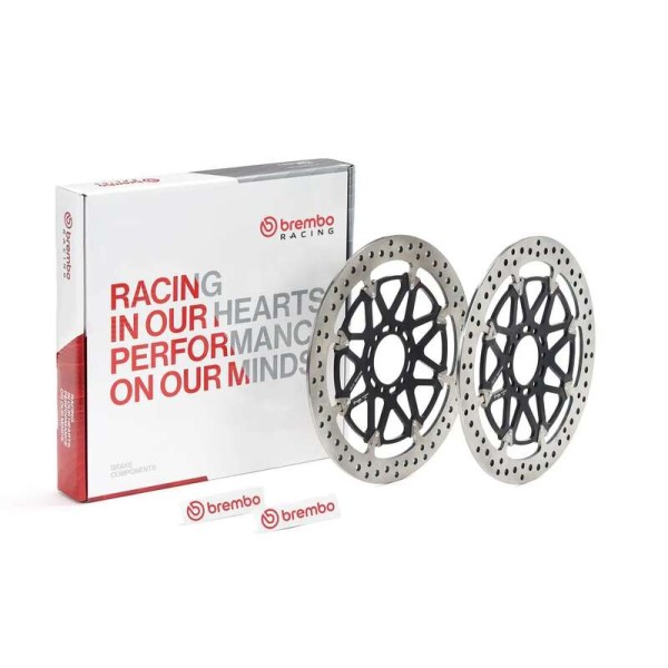 PAIRE DE DISQUES BREMBO T-DRIVE 320MM APRILIA RSV1000 99-00/RSV4 09-