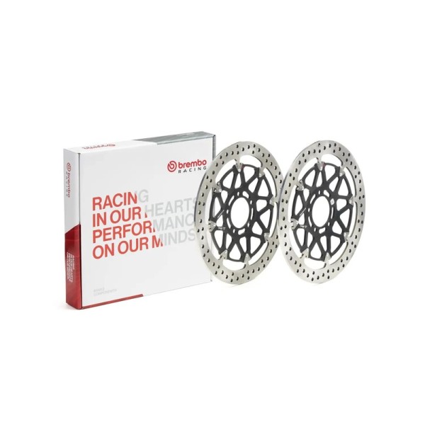 PAIRE DE DISQUES BREMBO T-DRIVE 330MM KAWASAKI ZX10 RR ABS 17-