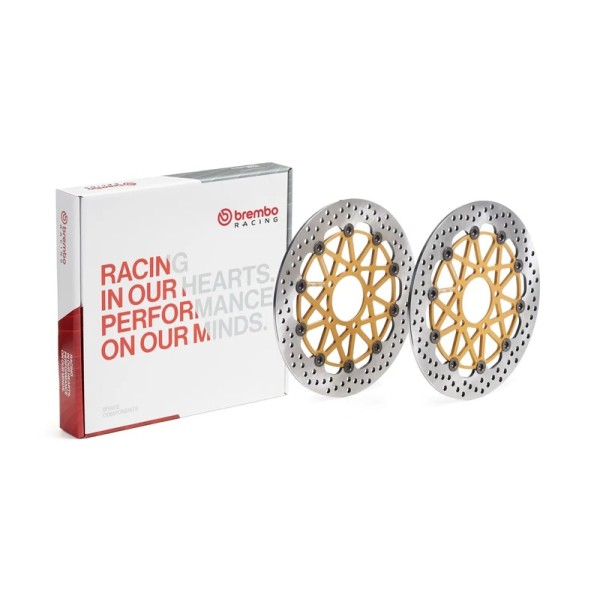 PAIRE DE DISQUES BREMBO SUPERSPORT 300MM GSXR600 04-05/GSXR750 04-05