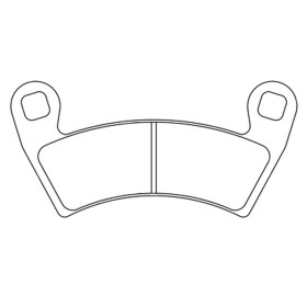 Plaquettes de frein CL BRAKES Usage: Quad 1229 ATV1