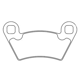 Plaquettes de frein CL BRAKES Usage: Quad 1230 ATV1