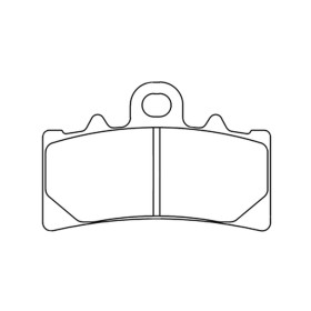 Plaquettes de frein CL BRAKES Usage: Route / Piste 1233 XBK5