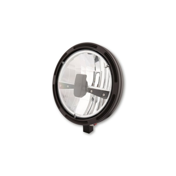 Phare LED HIGHSIDER Frame-R1 Type 3 - 7" noir montage par le bas